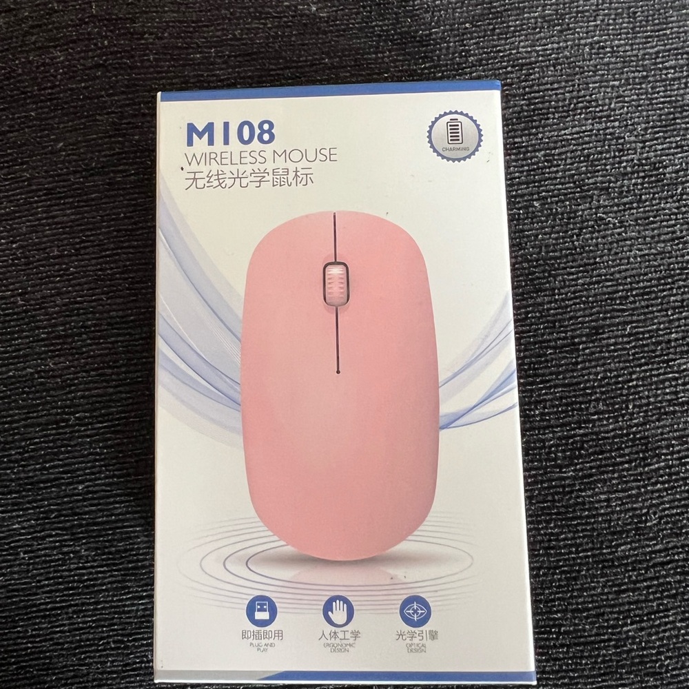 Pink Wireless Mouse